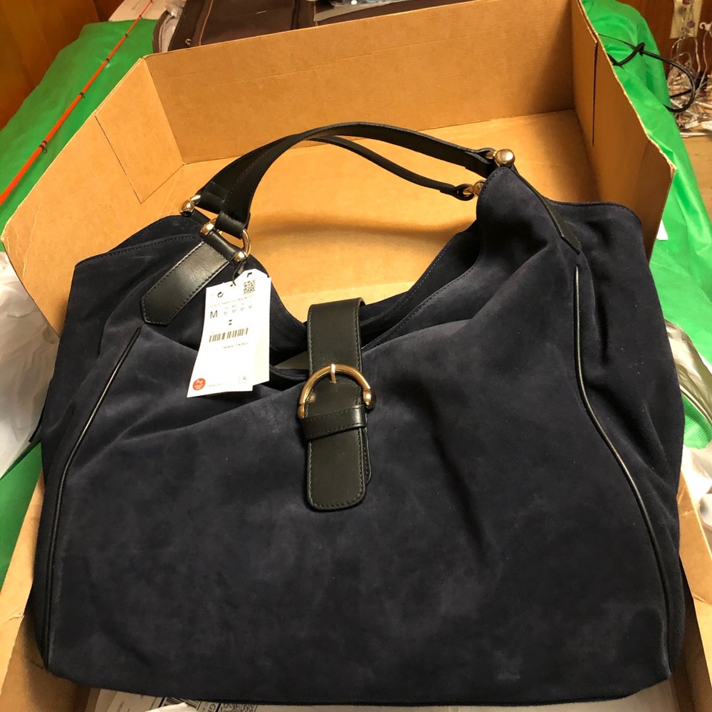 Zara suede bag